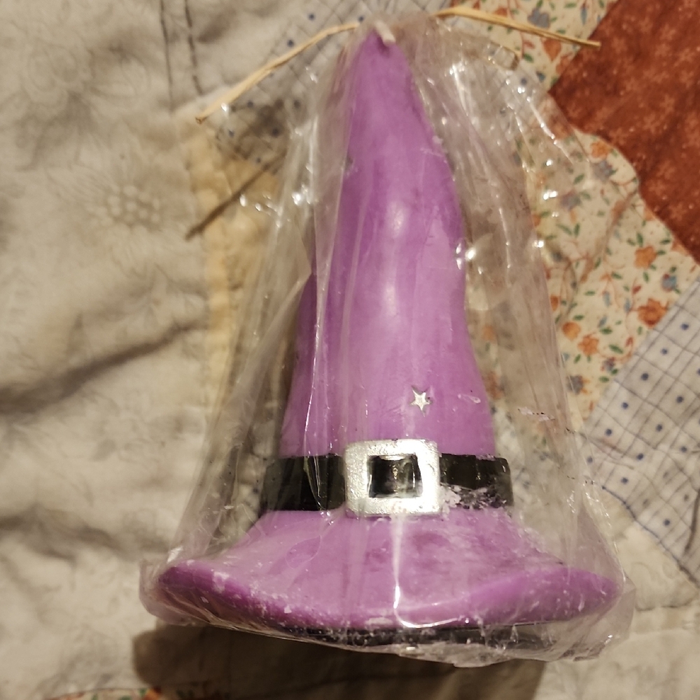 The Halloween Collection Witch Hat Halloween Molded Candle